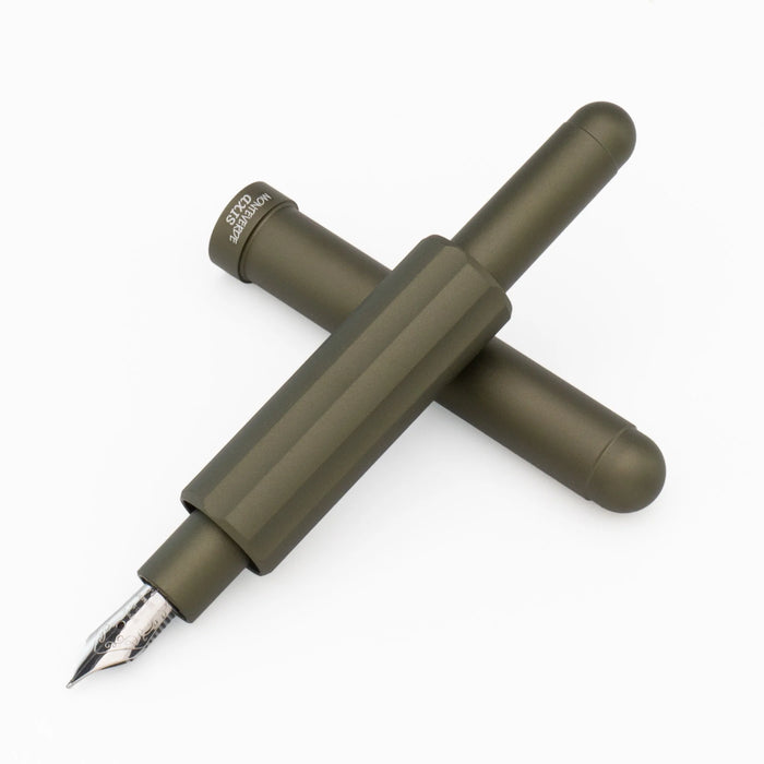 Monteverde Axis Fountain Pen - Matte Olive