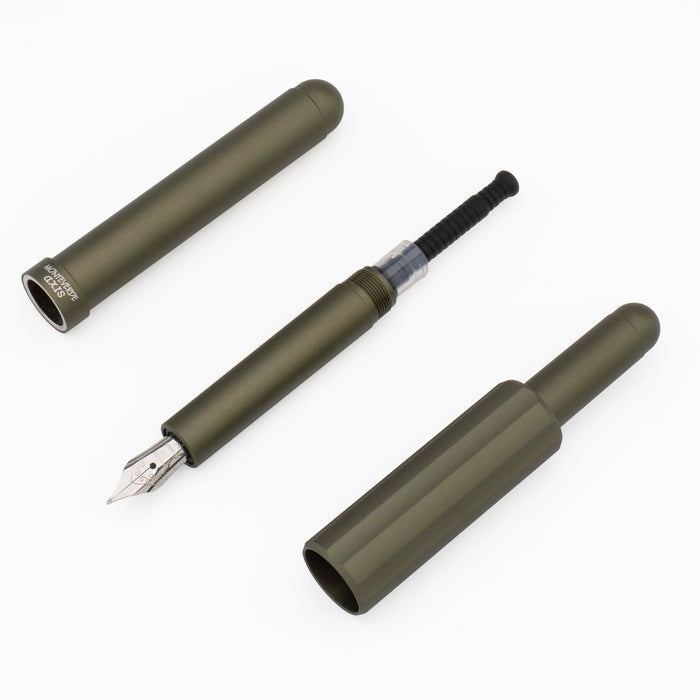 Monteverde Axis Fountain Pen - Matte Olive