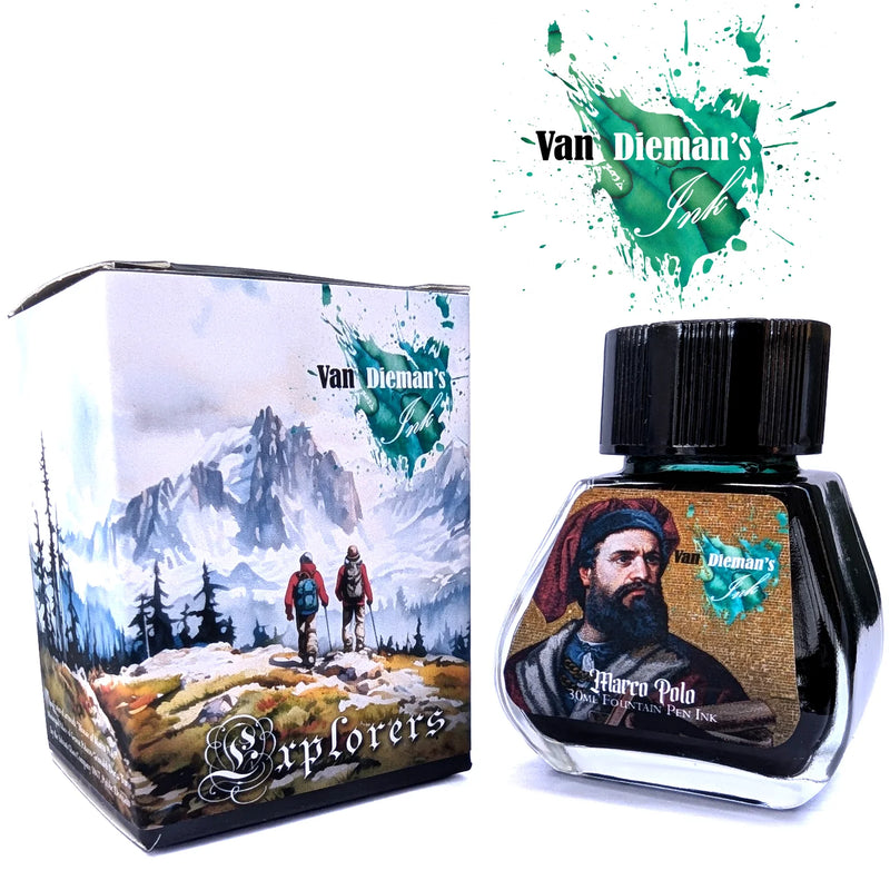 Van Dieman's Explorers Fountain Pen Ink - Marco Polo 30ml