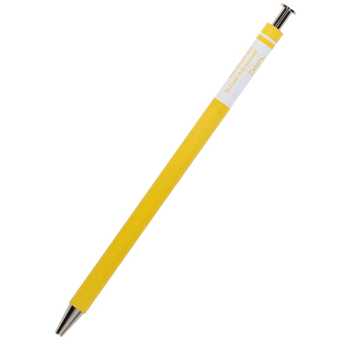 Mark's Tokyo Edge Colors Gel Ballpoint Pen - Yellow