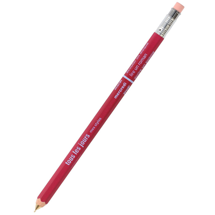 Mark's Tokyo Edge Mechanical Pencil - tous les jours - Red Wine