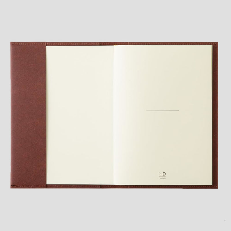 Midori MD Notebook A5 Paper Hard Cover - Brown
