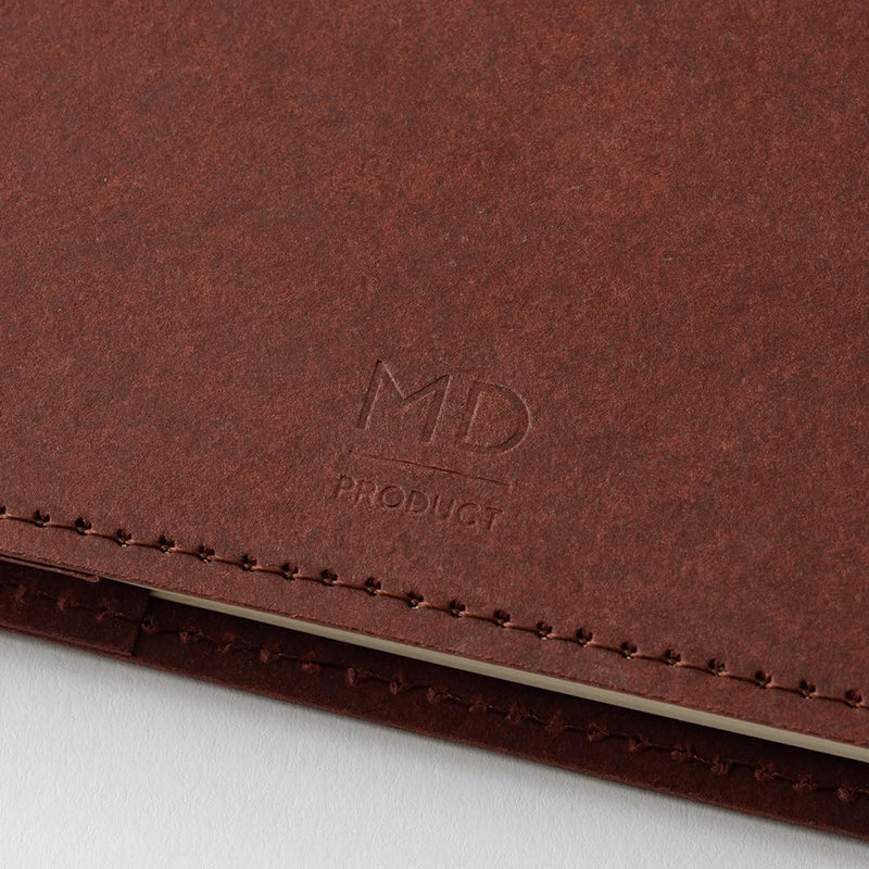 Midori MD Notebook A5 Paper Hard Cover - Brown