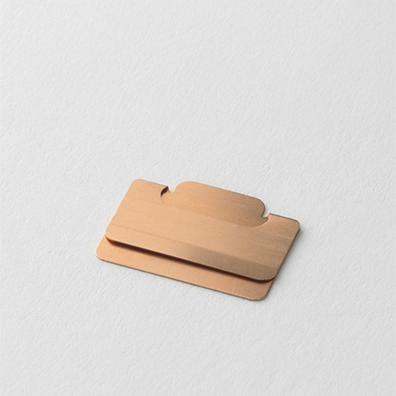 Midori Notebook Index Clips - Copper, Small (Pack of 8)