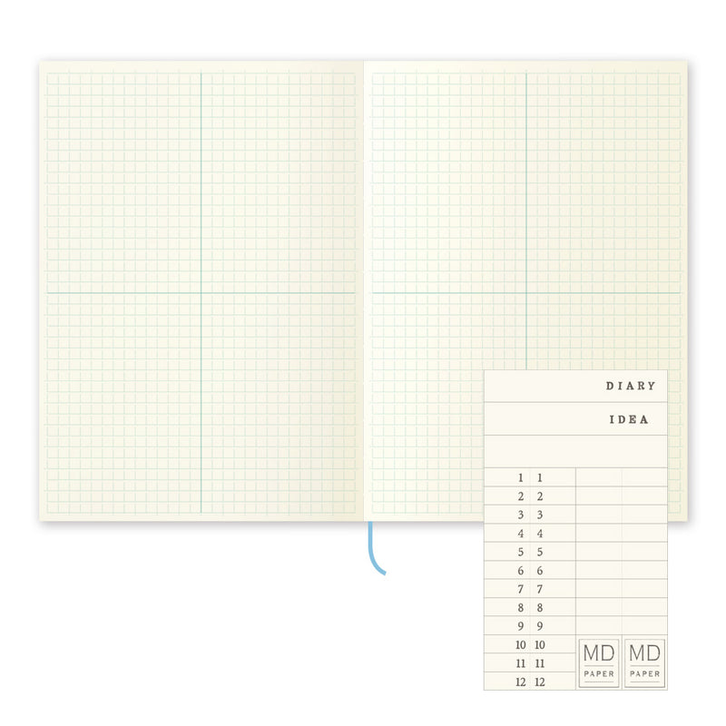 Midori MD Notebook Journal A5 - Grid Block