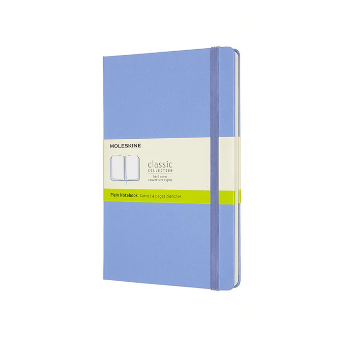 Moleskine Classic Large (A5) Hardcover Notebook - Hydrangea Blue