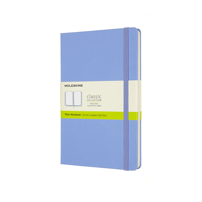 Moleskine Classic Large Hardcover Notebook - Hydrangea Blue