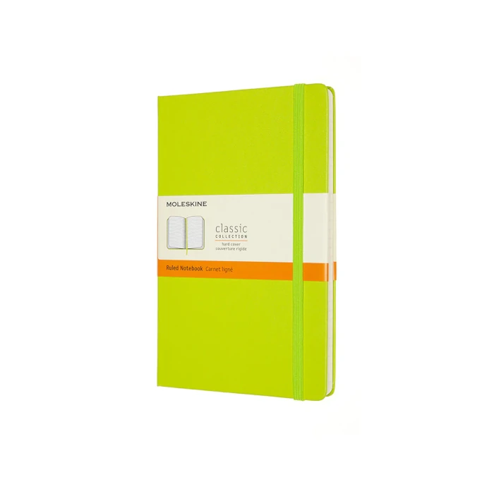 Moleskine Classic Large Hardcover Notebook - Lemon Green