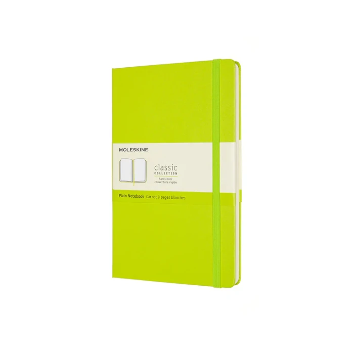 Moleskine Classic Large (A5) Hardcover Notebook - Lemon Green