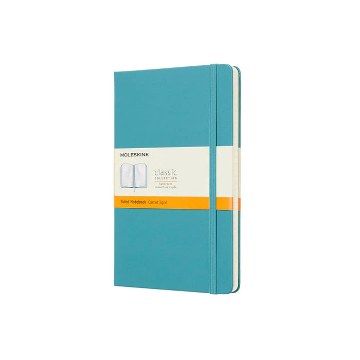 Moleskine Classic Large Hardcover Notebook - Reef Blue