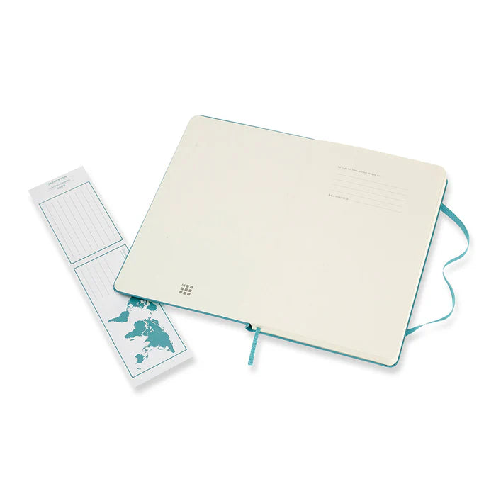 Moleskine Classic Large (A5) Hardcover Notebook - Reef Blue