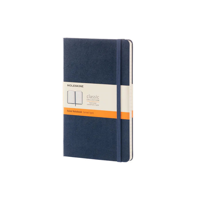 Moleskine Classic Large (A5) Hardcover Notebook - Sapphire Blue