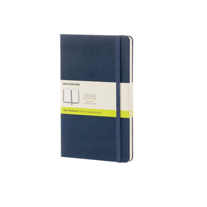 Moleskine Classic Large Hardcover Notebook - Sapphire Blue