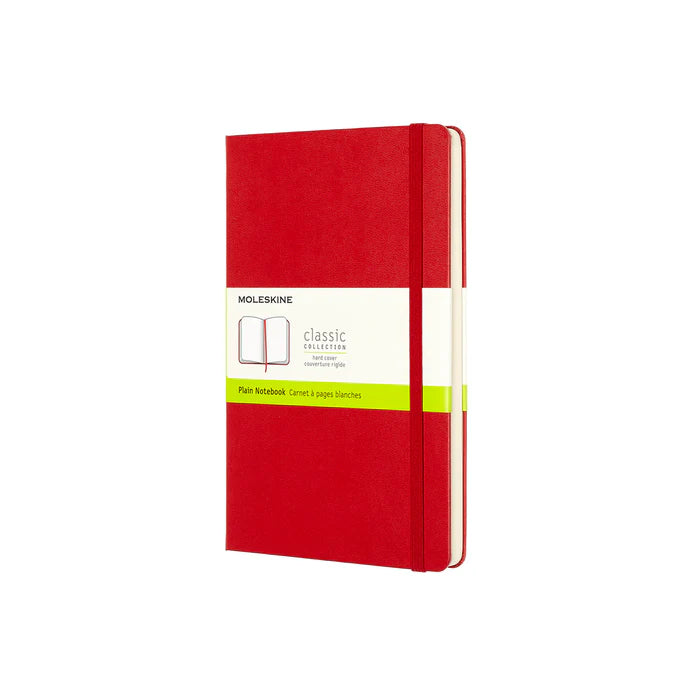 Moleskine Classic Large (A5) Hardcover Notebook - Scarlet Red