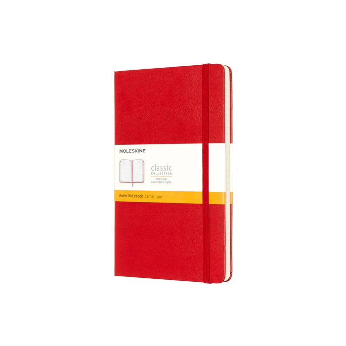 Moleskine Classic Large (A5) Hardcover Notebook - Scarlet Red