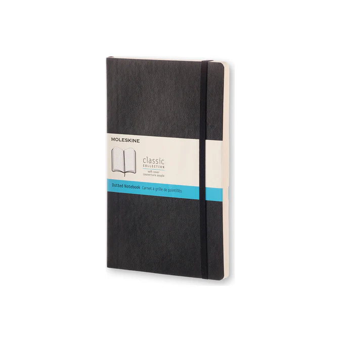 Moleskine Classic Large Softcover Notebook - Black