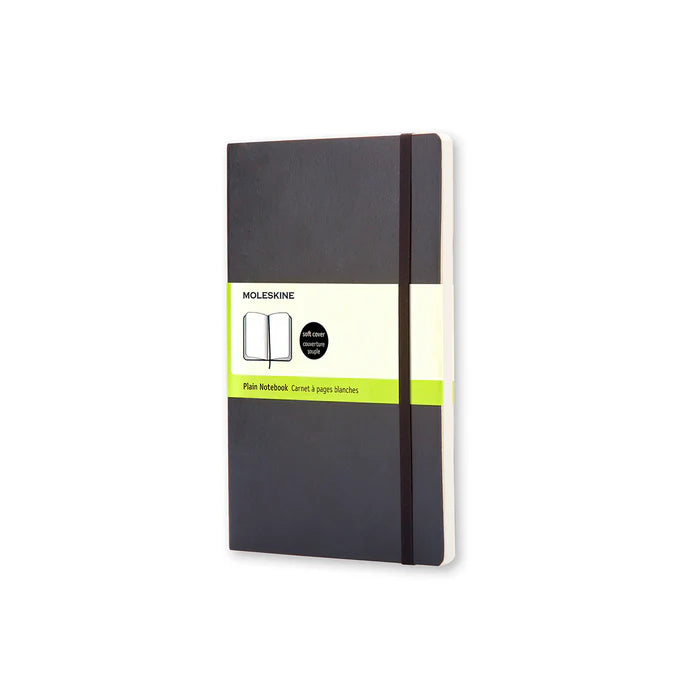 Moleskine Classic Large Softcover Notebook - Black