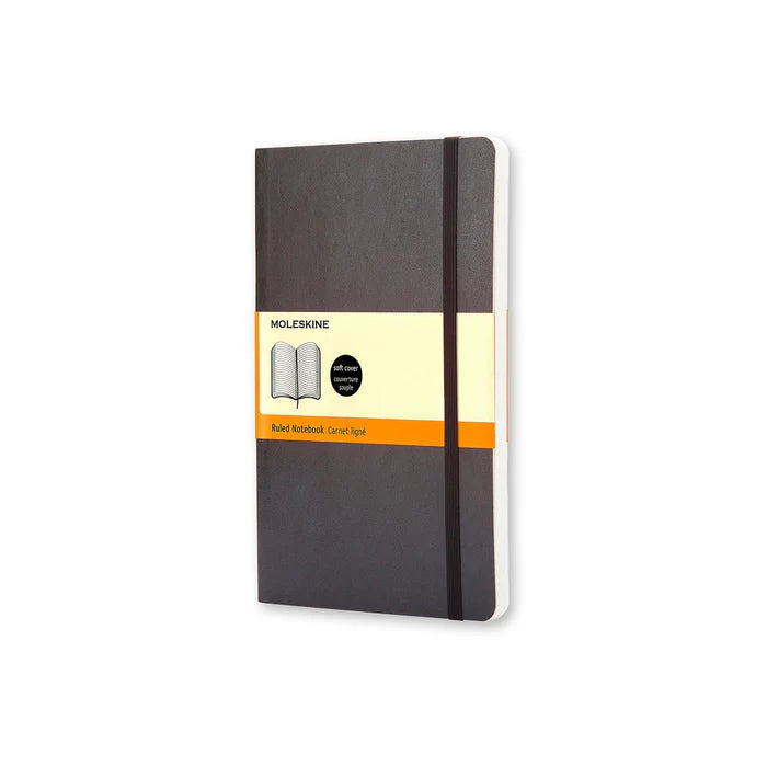 Moleskine Classic Large (A5) Softcover Notebook - Black