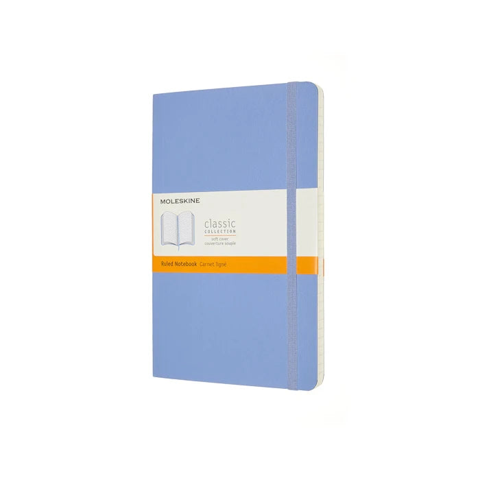 Moleskine Classic Large Softcover Notebook - Hydrangea Blue