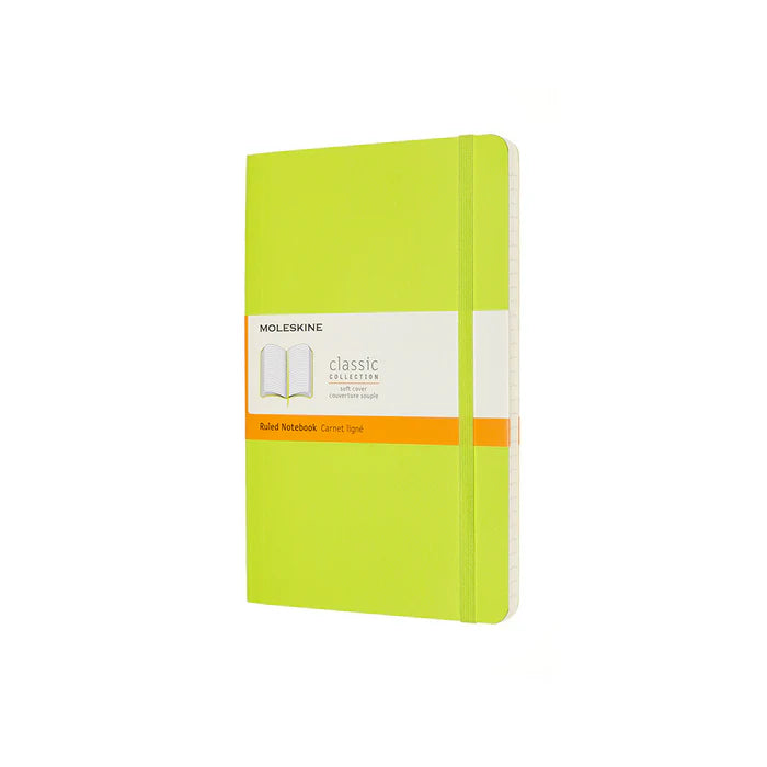 Moleskine Classic Large (A5) Softcover Notebook - Lemon Green