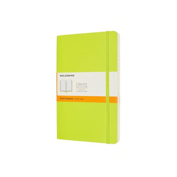 Moleskine Classic Large Softcover Notebook - Lemon Green