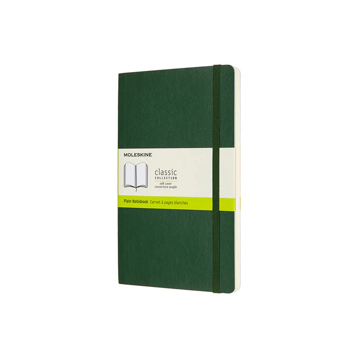 Moleskine Classic Large (A5) Softcover Notebook - Myrtle Green