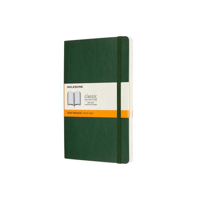 Moleskine Classic Large Softcover Notebook - Myrtle Green