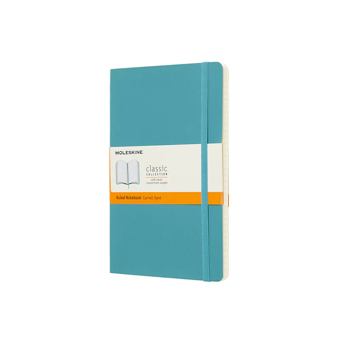 Moleskine Classic Large Softcover Notebook - Reef Blue