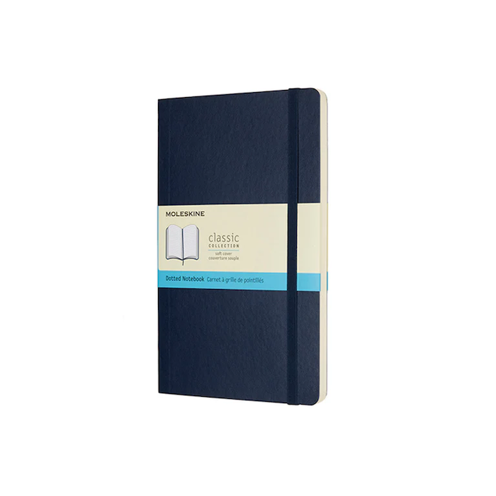 Moleskine Classic Large (A5) Softcover Notebook - Sapphire Blue