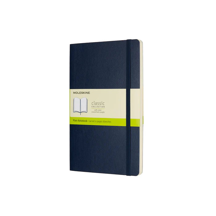 Moleskine Classic Large (A5) Softcover Notebook - Sapphire Blue