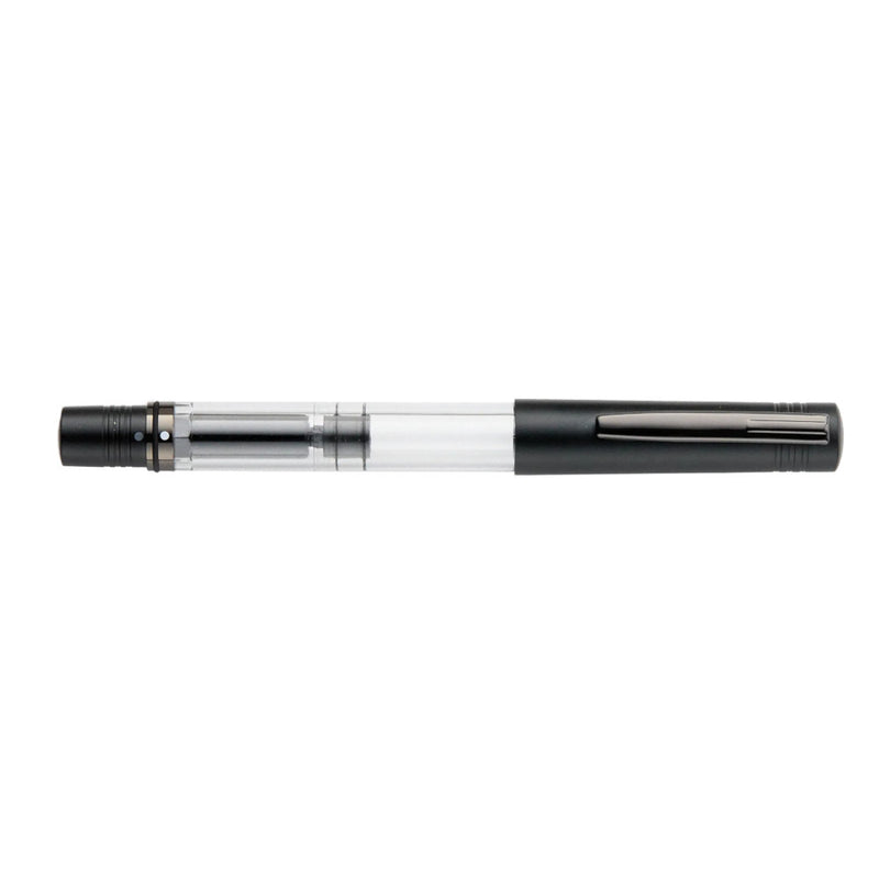 Monteverde MP1 Lock-It Piston Technology Fountain Pen - Black Noir