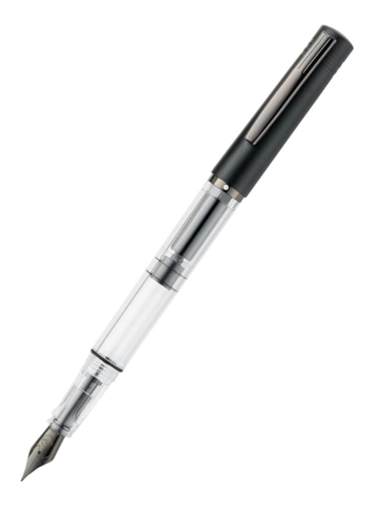 Monteverde MP1 Lock-It Piston Technology Fountain Pen - Black Noir