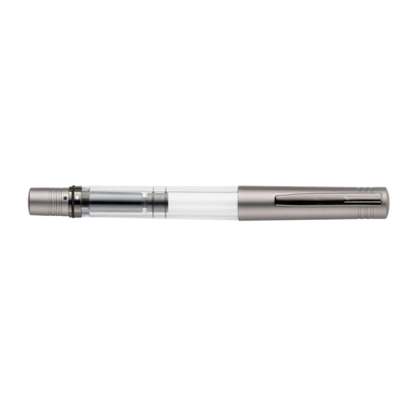 Monteverde MP1 Lock-It Piston Technology Fountain Pen - Coal Grey