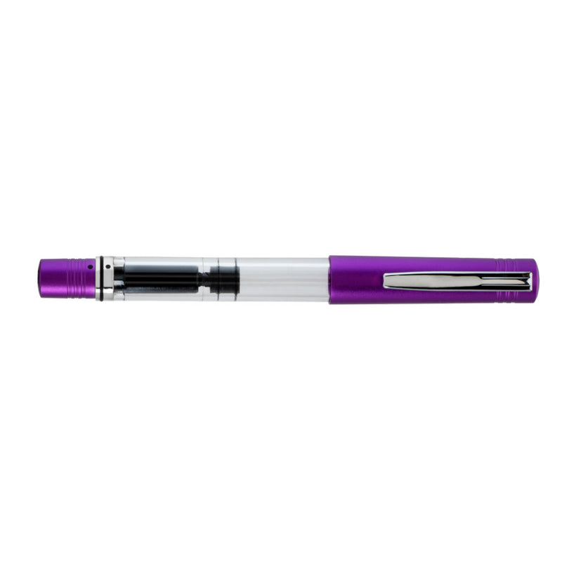Monteverde MP1 Lock-It Piston Technology Fountain Pen - Purple Frost