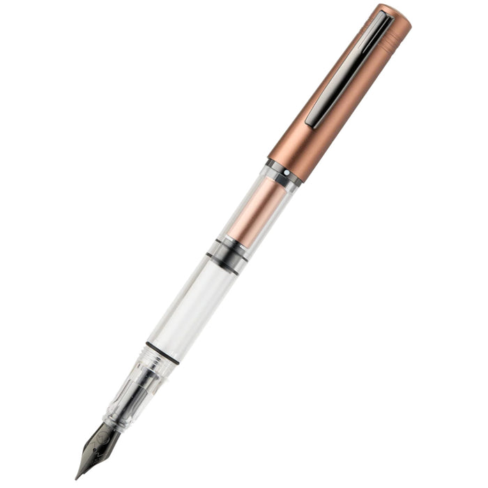 Monteverde MP1 Lock-It Piston Technology Fountain Pen & Holder Set - Mocha Mousse