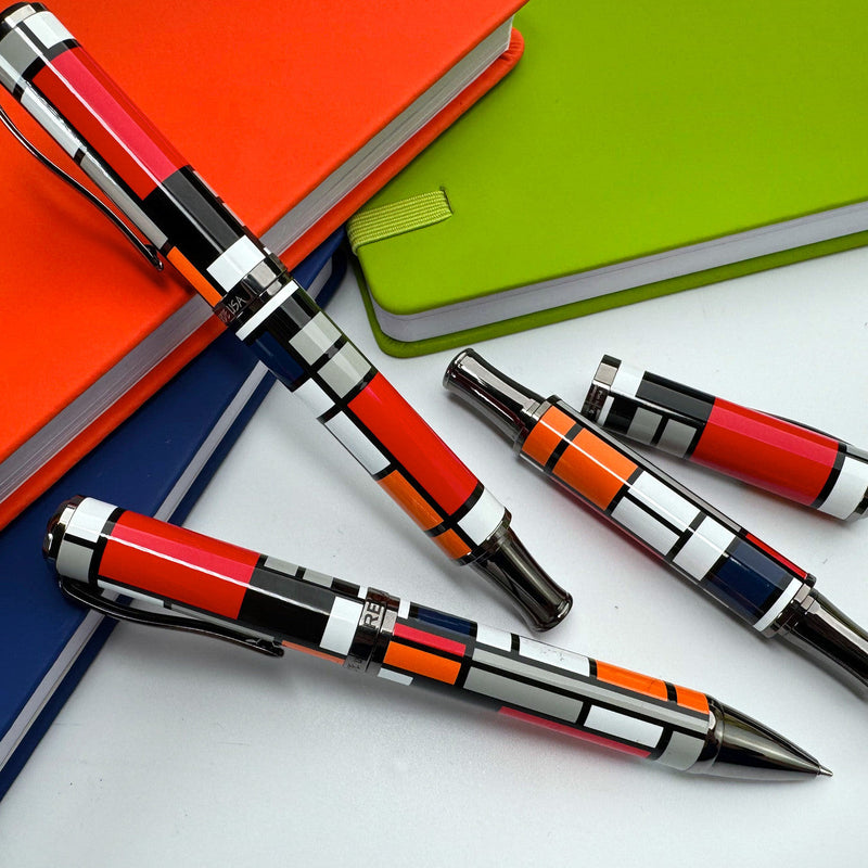 Monteverde Regatta Fountain Pen and Ink Set - Mondrian - Limited Edition
