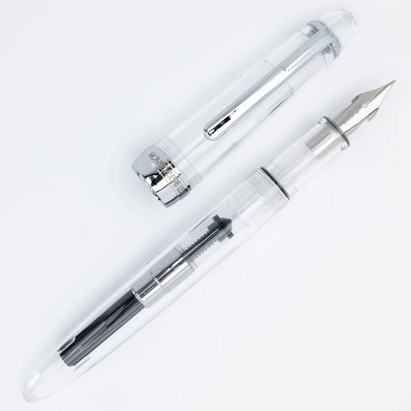 Monteverde Monza 3 Fountain Pen Set (Fine, Medium, Flex) – Clear