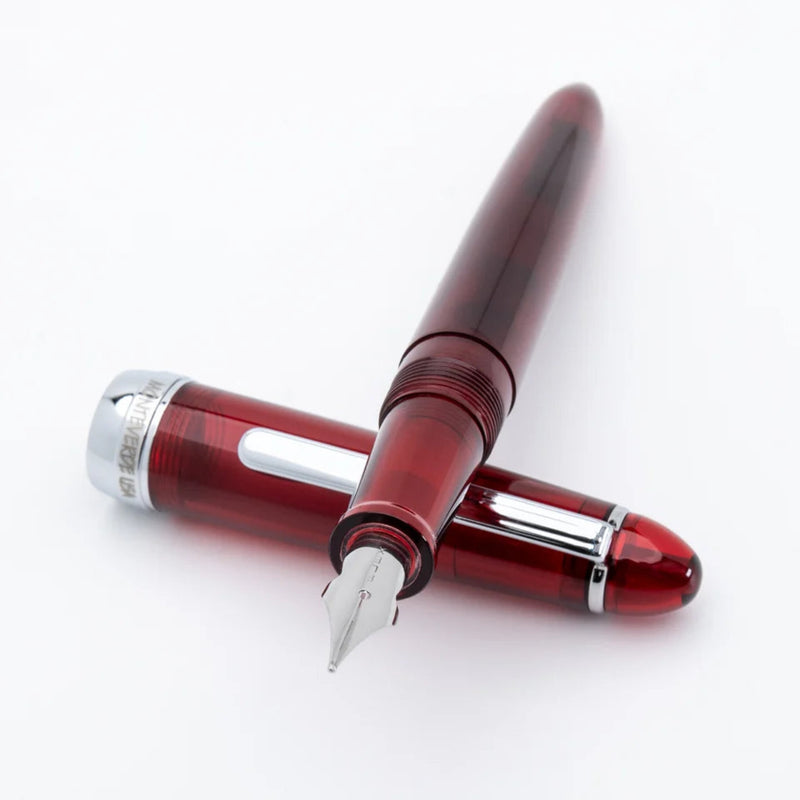 Monteverde Monza 3 Fountain Pen Set (Fine, Medium, Flex) – Red