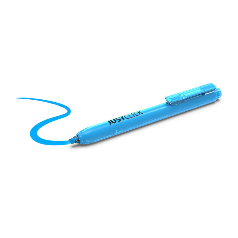 Morris JUSTCLICK Retractable MRH-105 Highlighter S – Sky Blue