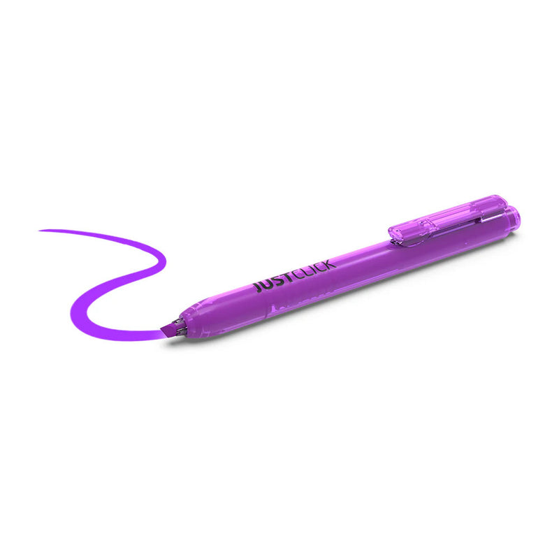 Morris JUSTCLICK Retractable MRH-105 Highlighter S – Violet