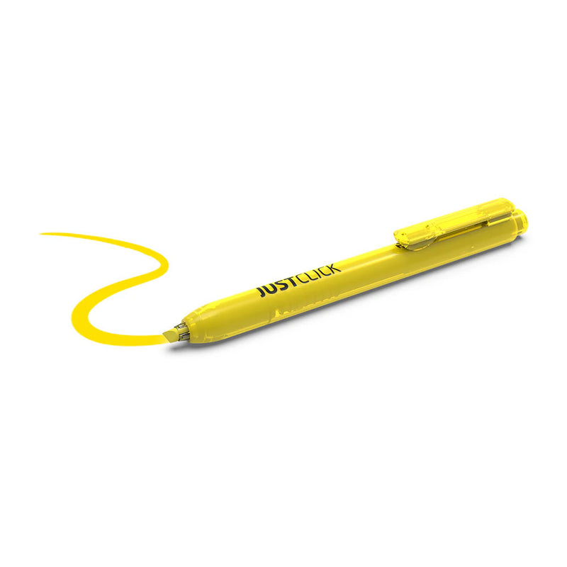 Morris JUSTCLICK Retractable MRH-105 Highlighter S – Yellow