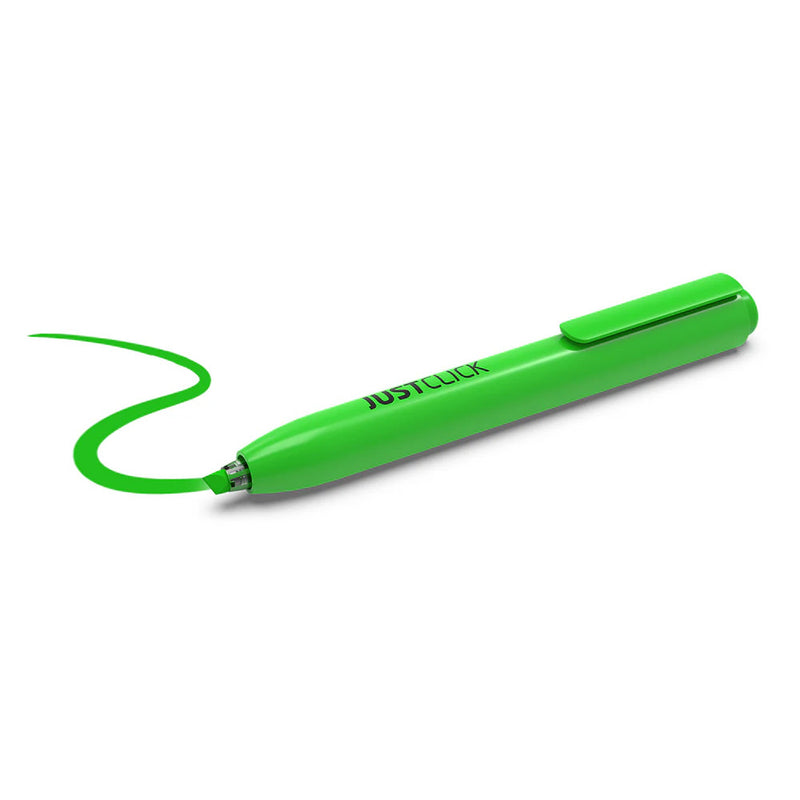 Morris JUSTCLICK Retractable MRH-201 Highlighter M2 – Green
