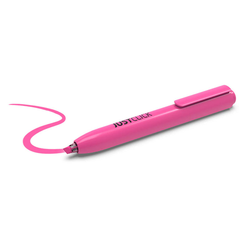 Morris JUSTCLICK Retractable MRH-201 Highlighter M2 – Pink