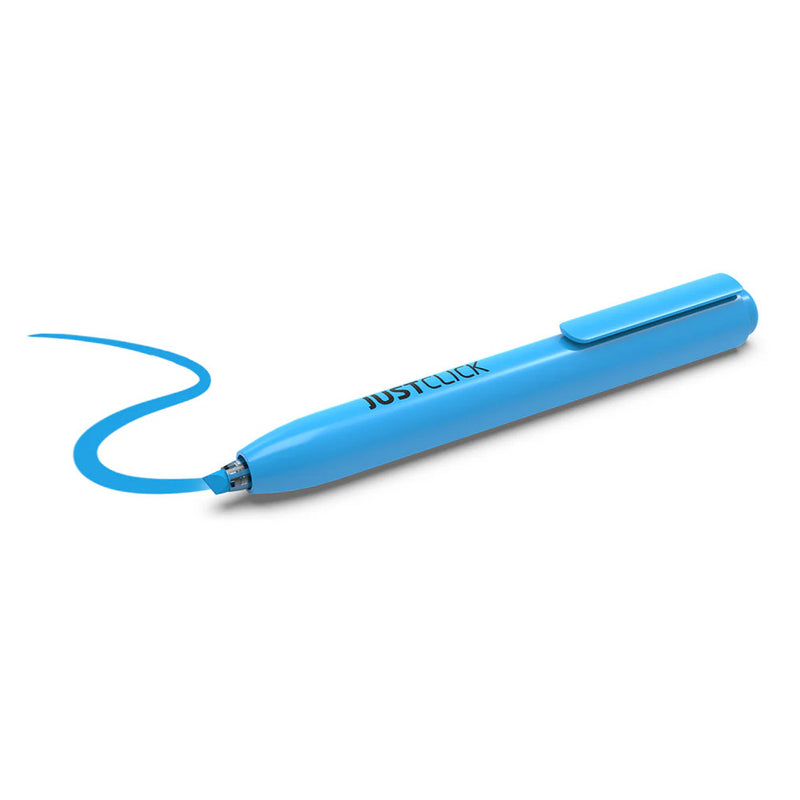 Morris JUSTCLICK Retractable MRH-201 Highlighter M2 – Sky Blue