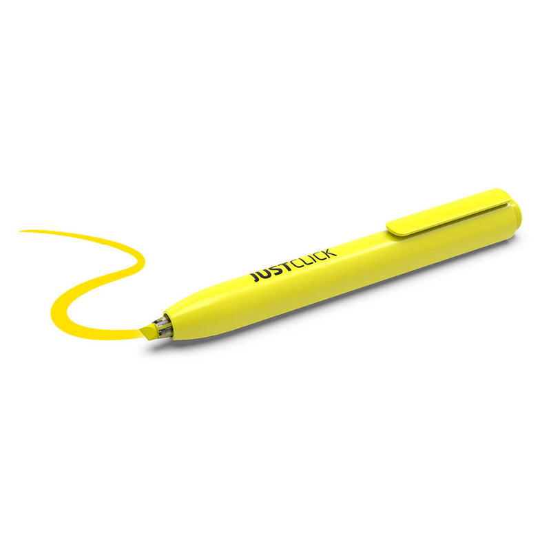 Morris JUSTCLICK Retractable MRH-201 Highlighter M2 – Yellow