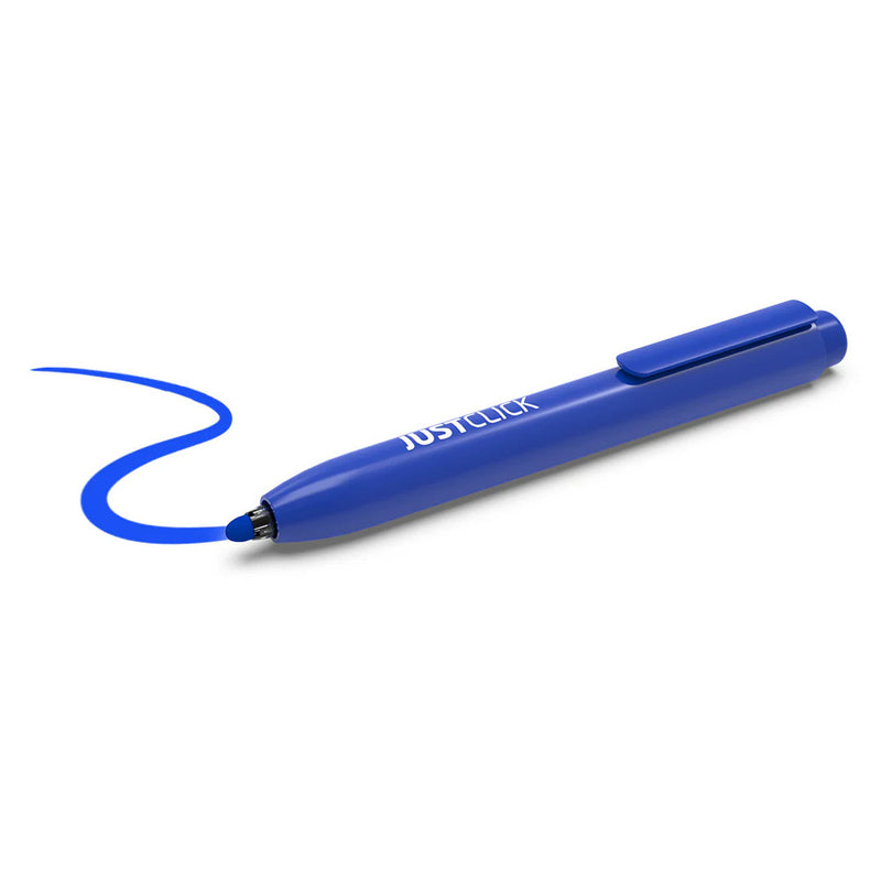 Morris JUSTCLICK Retractable Permanent Marker M – Blue 1.5mm