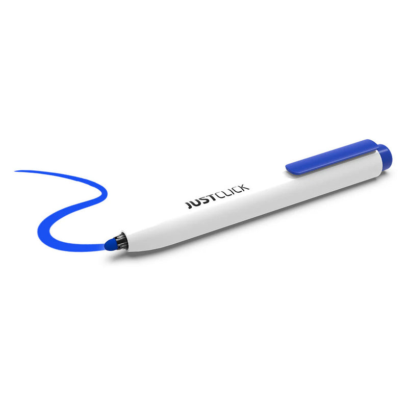Morris JUSTCLICK Retractable Whiteboard Marker M – Blue 2.0mm