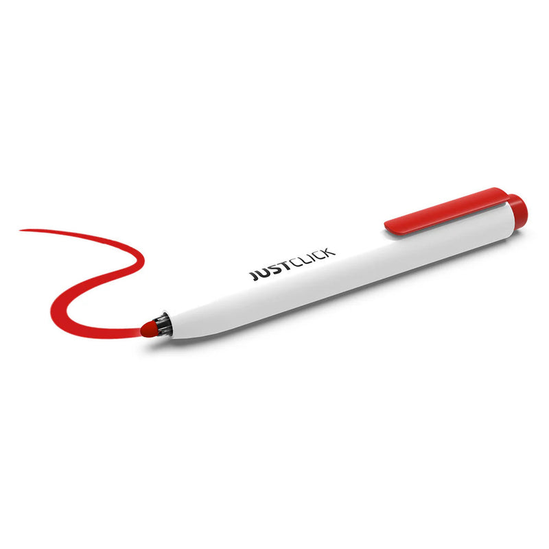 Morris JUSTCLICK Retractable Whiteboard Marker M – Red 2.0mm
