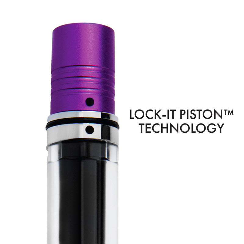 Monteverde MP1 Lock-It Piston Technology Fountain Pen - Purple Frost