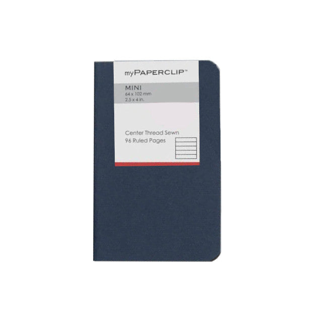 myPAPERCLIP Mini Notebook, Ruled (Pack of 2)